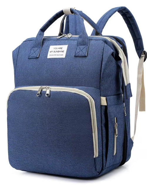Load image into Gallery viewer, New Diaper Baby Bags with Bed Mummy Bag Waterproof Nylon Maternity Nappy Moms Backpack Baby Nursing Changing Bag for Baby Care
