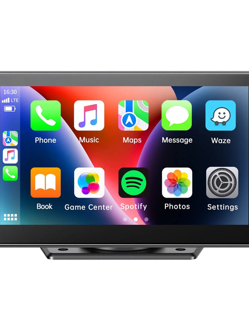 Load image into Gallery viewer, Toguard 6.86&quot; Portable Wireless Car Stereo Receiver Carplay &amp; Android Auto Screen with 2.5K Dash Cam, 1080P Backup Camera, GPS Navigation for Car Bluetooth, Airpay, AUX/FM, Googel, Siri, 64GB SD Card
