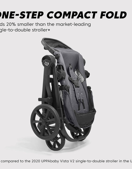 Load image into Gallery viewer, City Select 2 Single-To-Double Modular Travel System, Includes City GO 2 Infant Car Seat, Radiant Slate
