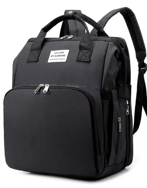 Load image into Gallery viewer, New Diaper Baby Bags with Bed Mummy Bag Waterproof Nylon Maternity Nappy Moms Backpack Baby Nursing Changing Bag for Baby Care
