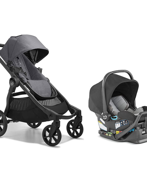 Load image into Gallery viewer, City Select 2 Single-To-Double Modular Travel System, Includes City GO 2 Infant Car Seat, Radiant Slate
