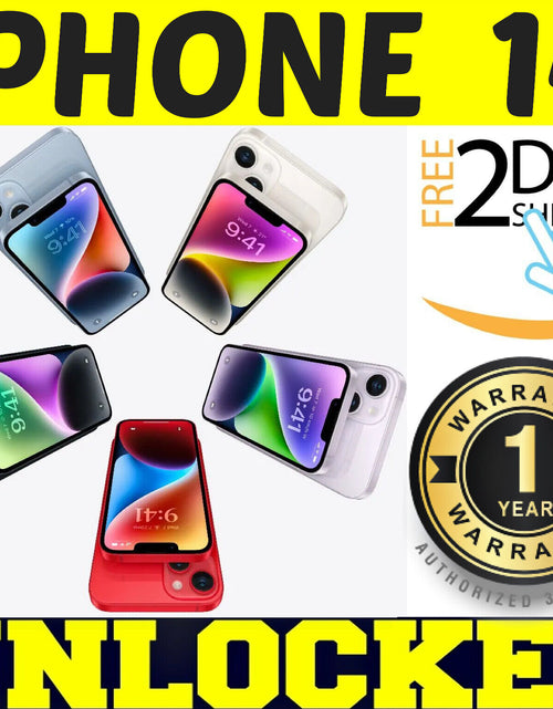 Load image into Gallery viewer, APPLE IPHONE 14 - 128GB 256GB (FACTORY UNLOCKED) 🔋100% BATTERY🔋⚫⚪🔴�
