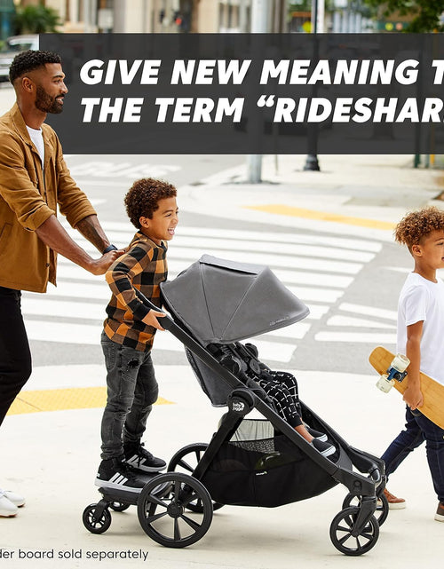 Load image into Gallery viewer, City Select 2 Single-To-Double Modular Travel System, Includes City GO 2 Infant Car Seat, Radiant Slate

