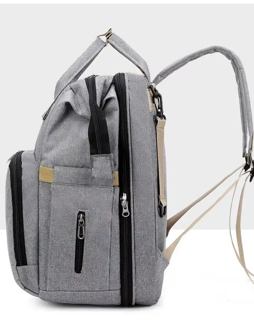 Load image into Gallery viewer, New Diaper Baby Bags with Bed Mummy Bag Waterproof Nylon Maternity Nappy Moms Backpack Baby Nursing Changing Bag for Baby Care
